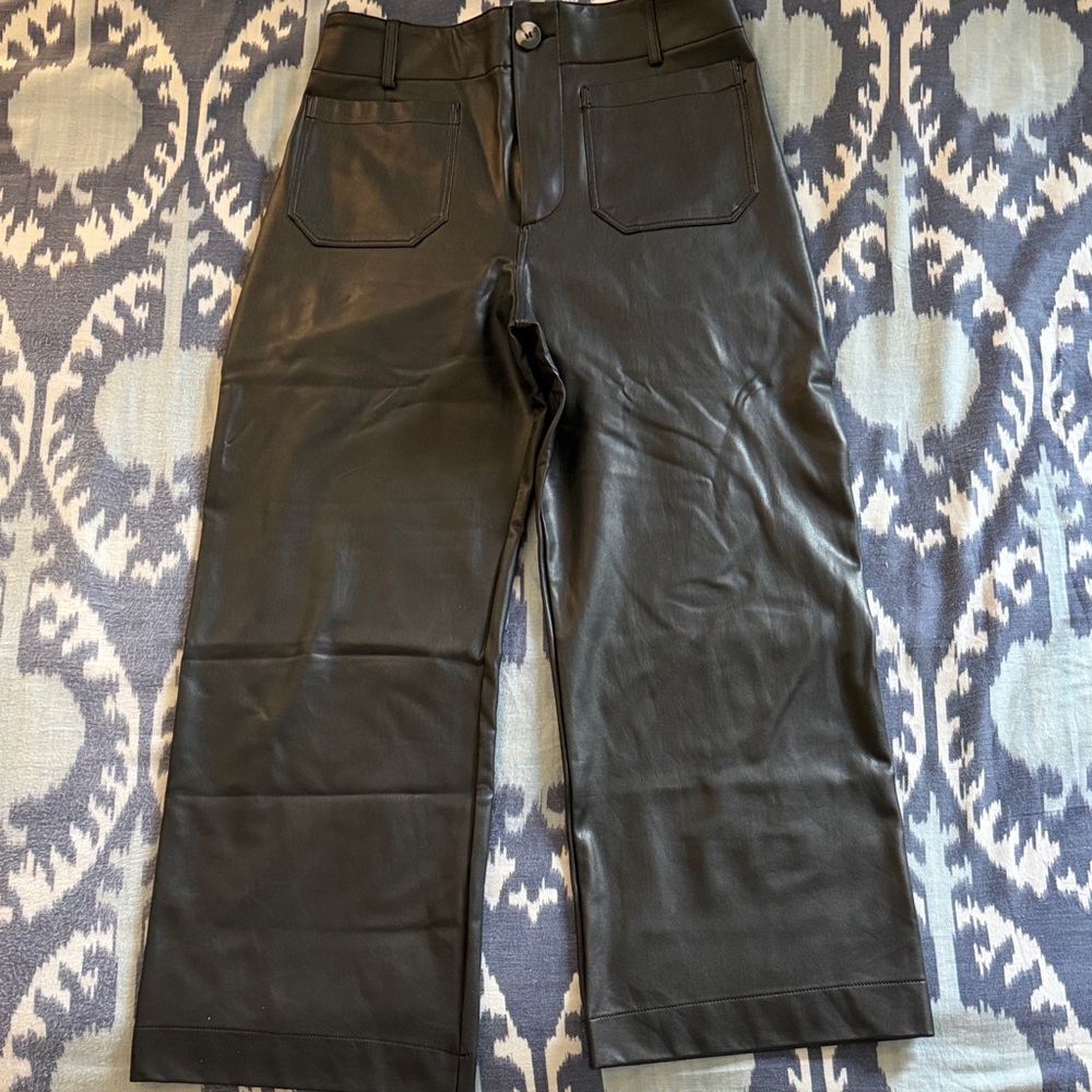 Maeve Colette Black Wide Leg Pants